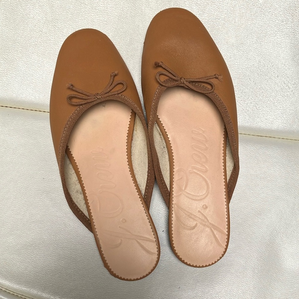 J. Crew Zoe Ballet Mules Sz 6